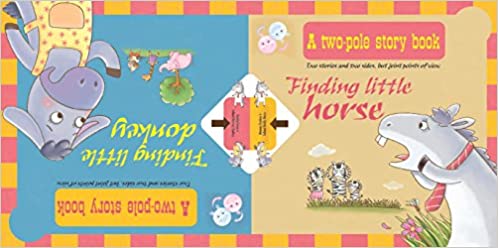 a two-pole story book - finding little horse - finding little donkey