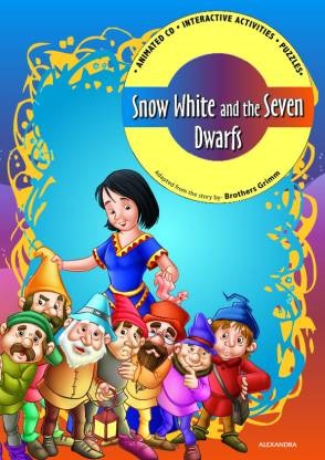 animated cd . Interactive activities . Puzzles - snow white and the seven dwarfs
