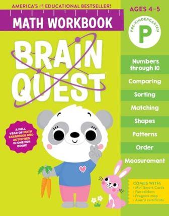 Brain Quest Math Workbook : Pre-Kindergarten