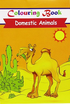 colouring book - domestic animals