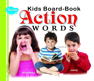 kids board book - action words
