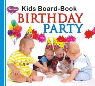 kids board book - birthday party