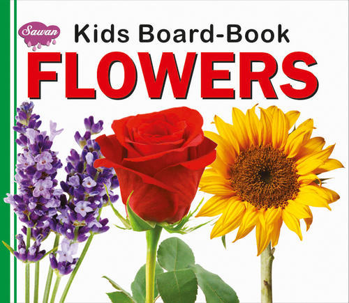 kids board book - flowers