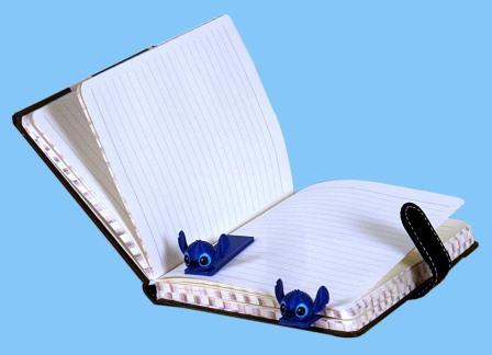 بوك مارك مجسم- سنفور ازرق