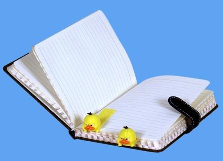 بوك مارك مجسم- كتكوت اصفر